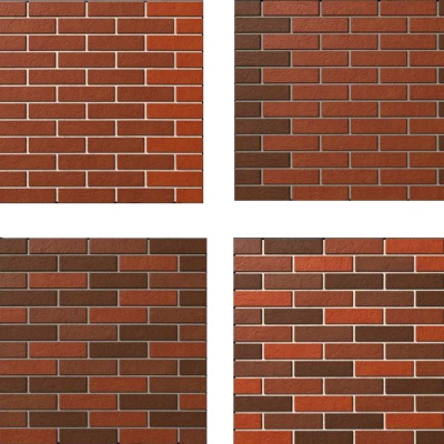 Кирпич лицевой пуст. одинарный Терракот рифленный 250*120*65/1НФ/150/1,2/75 (Пермь) поддон 264 шт